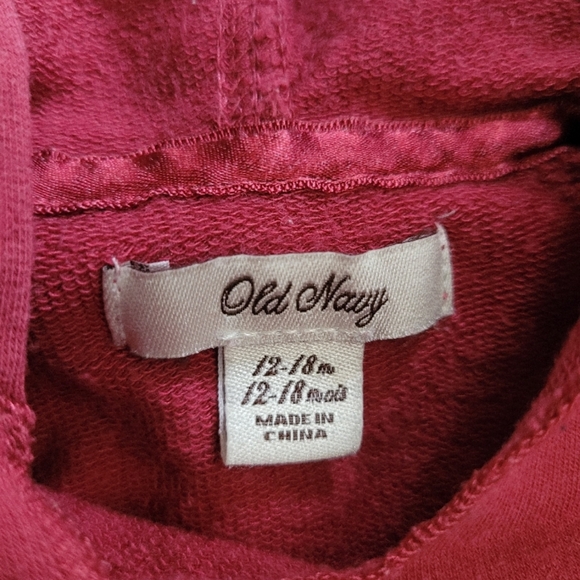 Old Navy Hooded Sweater Dress 12-18m - Picture 2 of 3